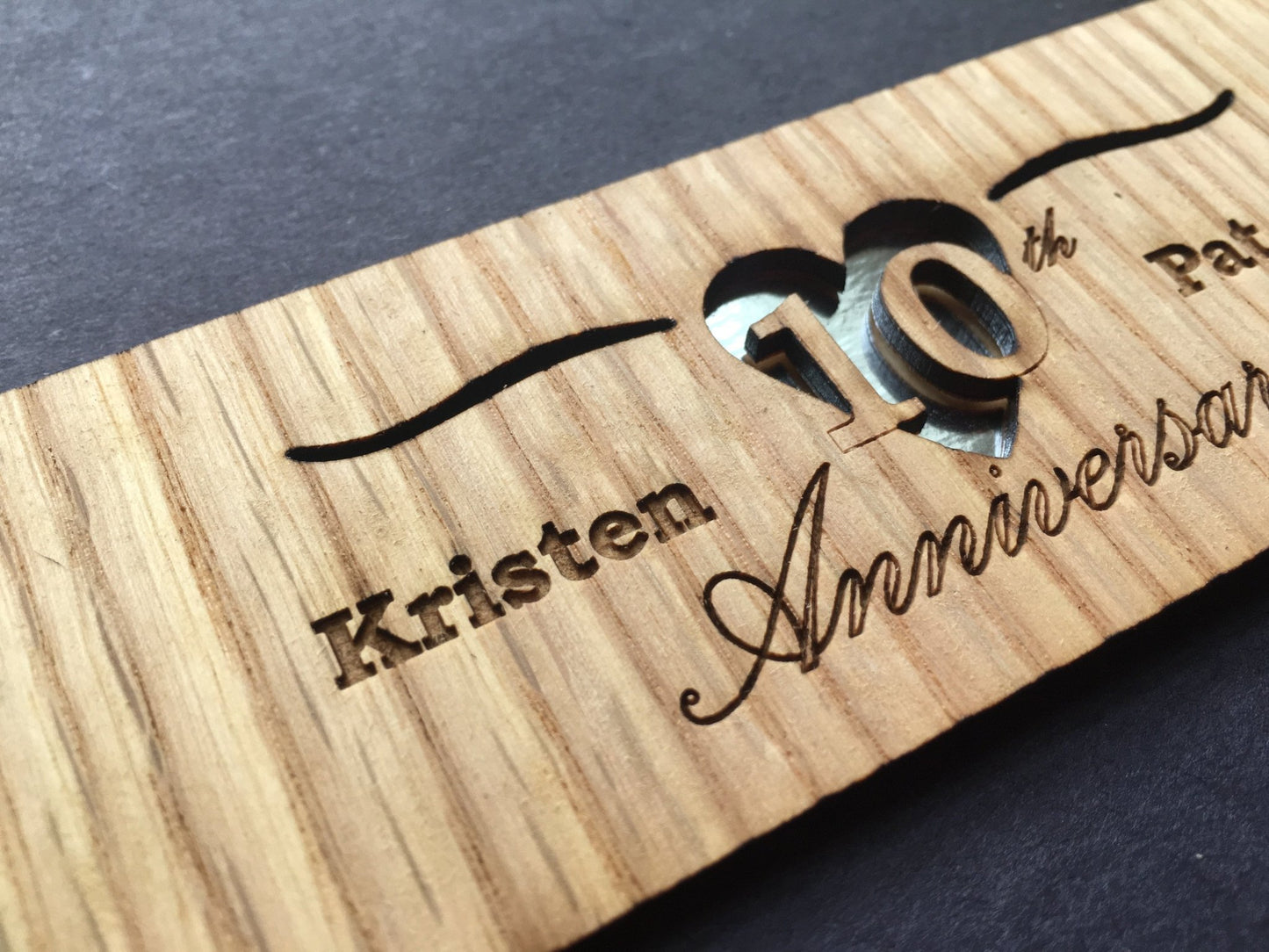10th Anniversary Picture Frame - 10th Anniversary Picture Frame - 10th Anniversary Picture Frame, Picture Frame, home decor, laser engraved - Legacy Images - Legacy Images - Picture Frames - Legacy Images - Picture Frames