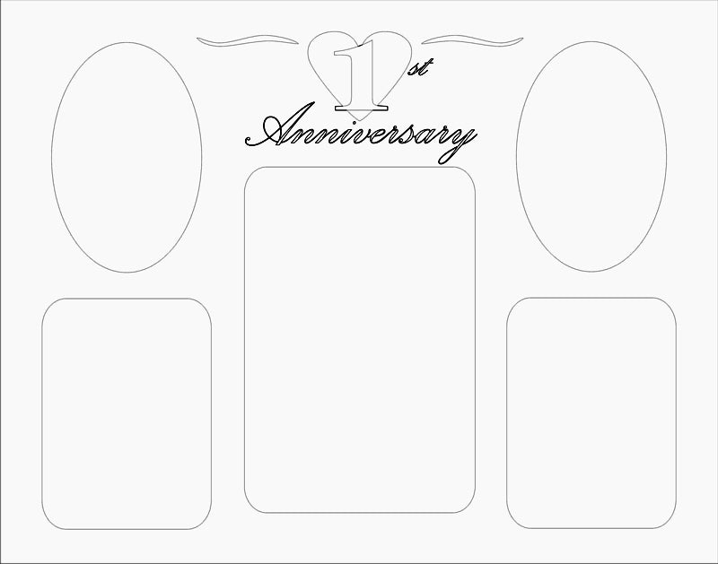 1st Anniversary Picture Frame