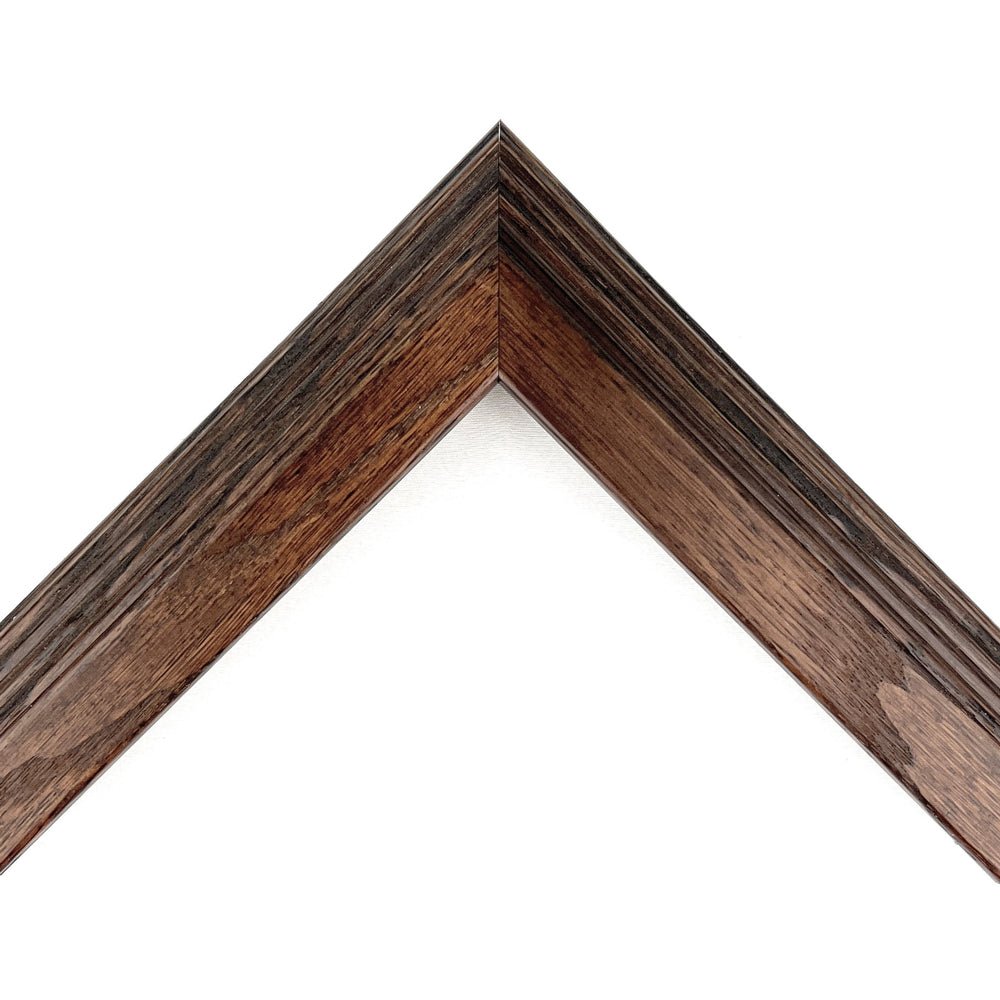 Dark Ridged Picture Frame