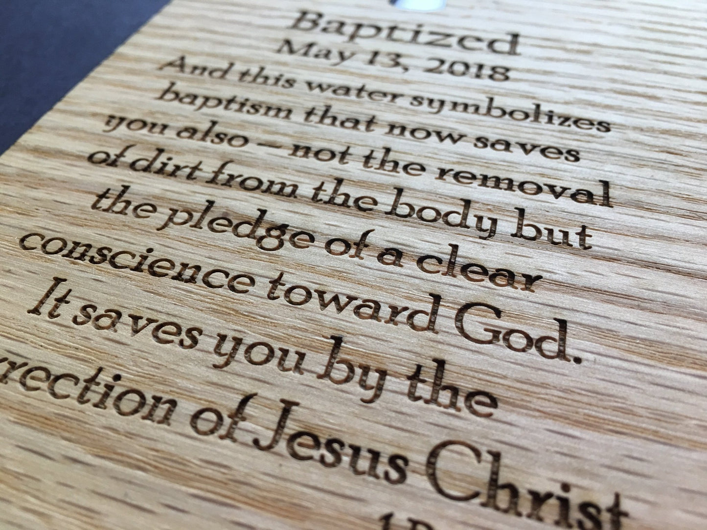 Baptism Picture Frame - 8x10 Frame Hold 5x7 Photo - Baptism Picture Frame - 8x10 Frame Hold 5x7 Photo - 8x10 Baptism Picture Frame, Picture Frame, home decor, laser engraved - Legacy Images - Legacy Images - Picture Frames - Legacy Images - Picture Frames