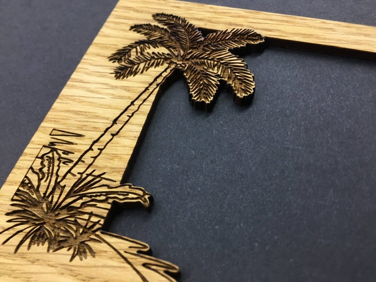 Beach Life Picture Frame - Legacy Images - Picture Frames - 5x7 picture frame beach hobbies laser engraved