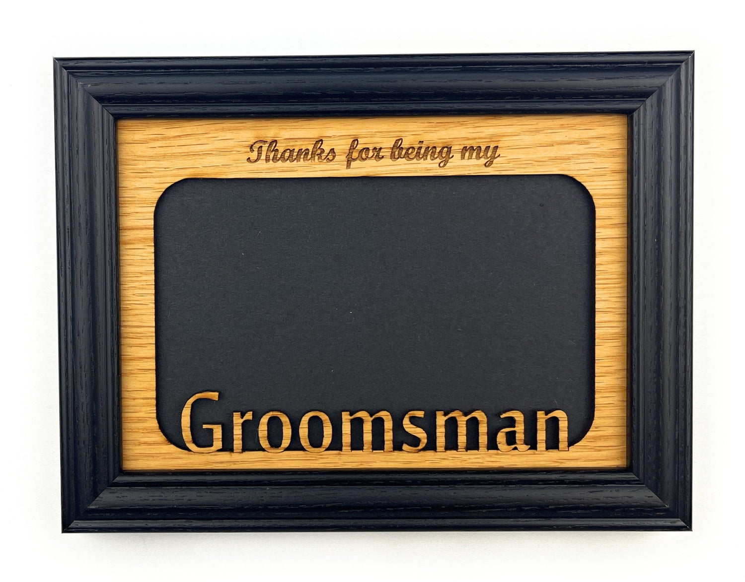 Best Man or Groomsman Picture Frame - Legacy Images - Picture Frames - 5x7 picture frame best man groomsman laser engraved