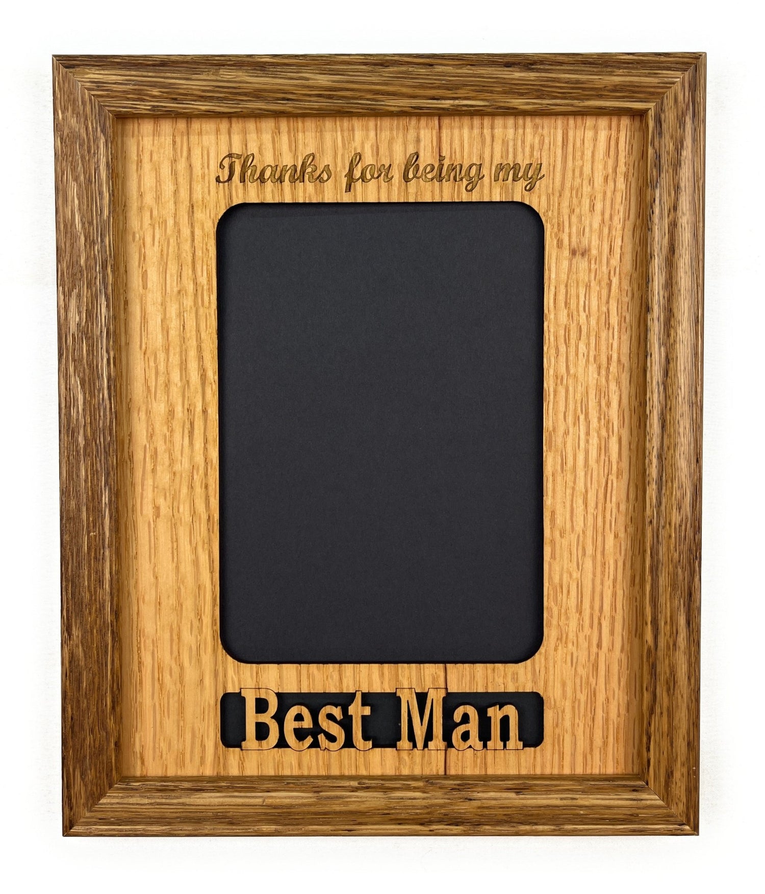 Best Man or Groomsman Picture Frame - Legacy Images - Picture Frames - 5x7 picture frame best man groomsman laser engraved