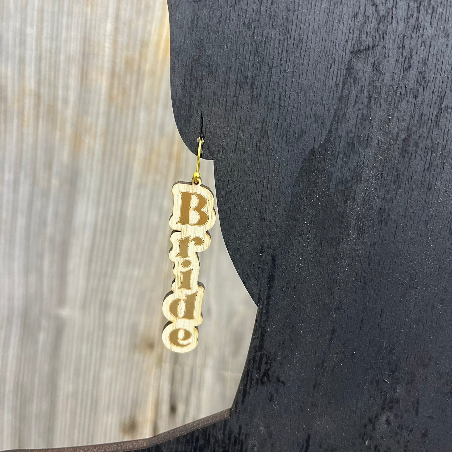 Bride Earrings - Legacy Images - Earrings - Earrings wedding Weddings laser engraved