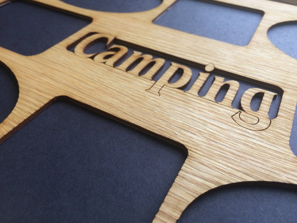 Camping Picture Frame 11"x14" - Legacy Images - Picture Frames - 11x14 Picture Frame CAMPING gifts for him laser engraved