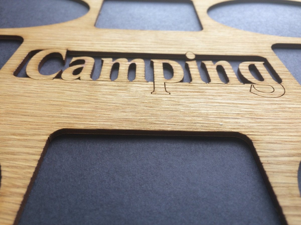 Camping Picture Frame 11"x14" - Legacy Images - Picture Frames - 11x14 Picture Frame CAMPING gifts for him laser engraved