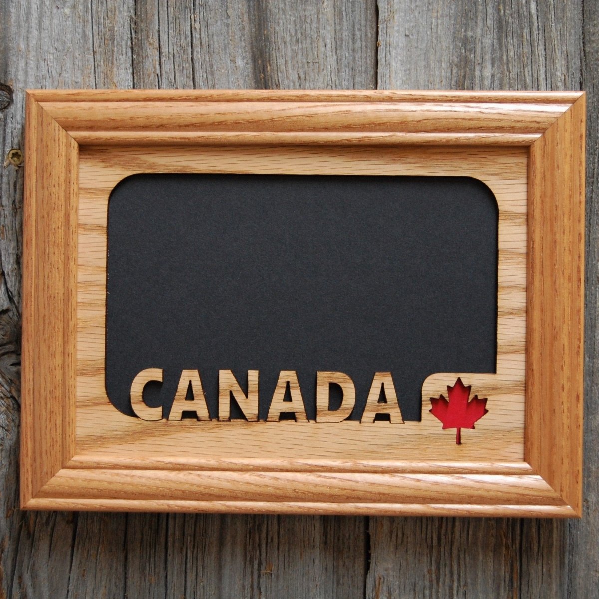 Canada Picture Frame - Legacy Images - Picture Frames - 5x7 picture frame Canada country laser engraved