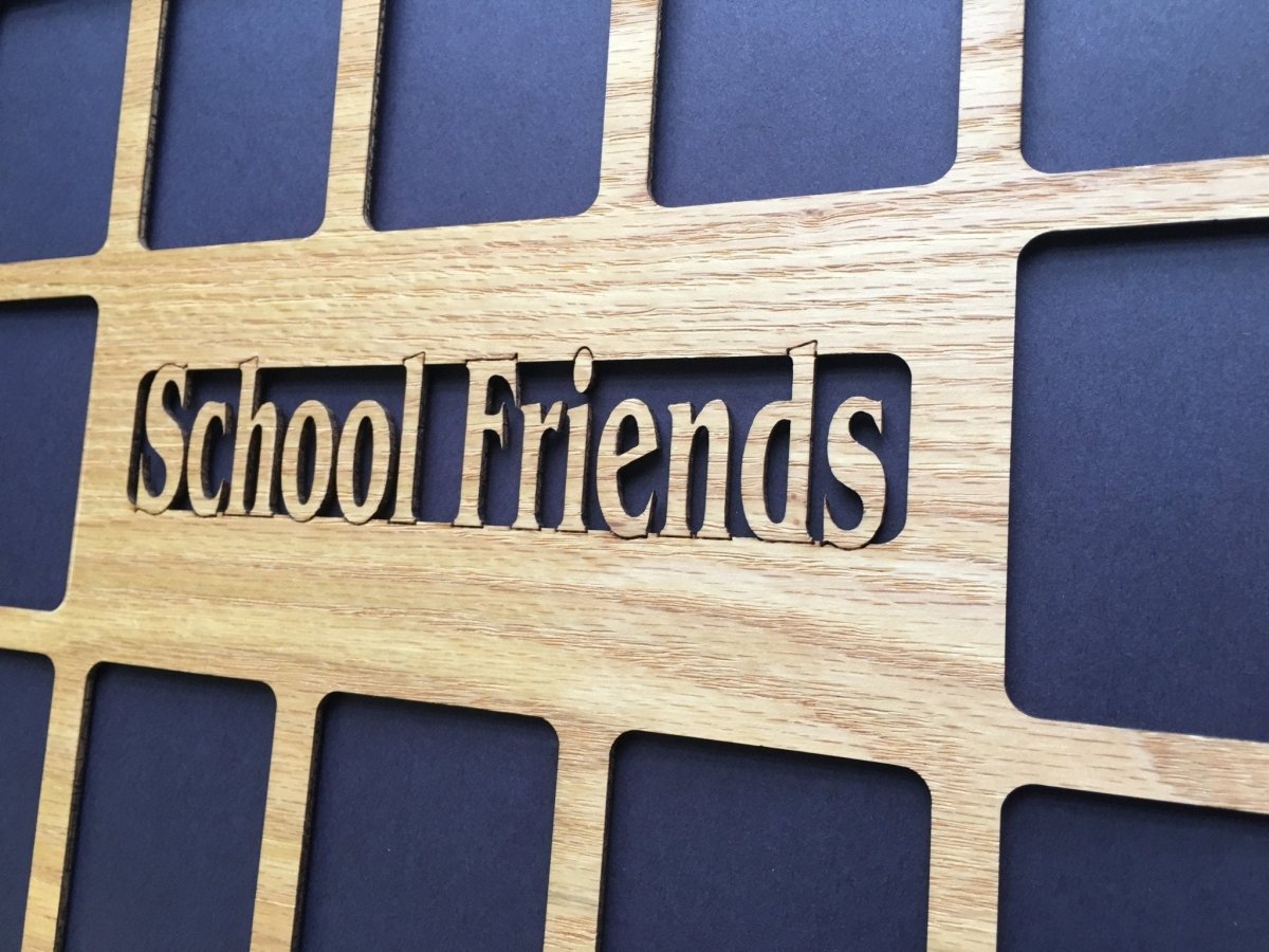DISCONTINUED 11"x14" School Friends Picture Frame - Matte Only - Legacy Images - Picture Frames - 11x14 Picture Frame discontinued friends laser engraved