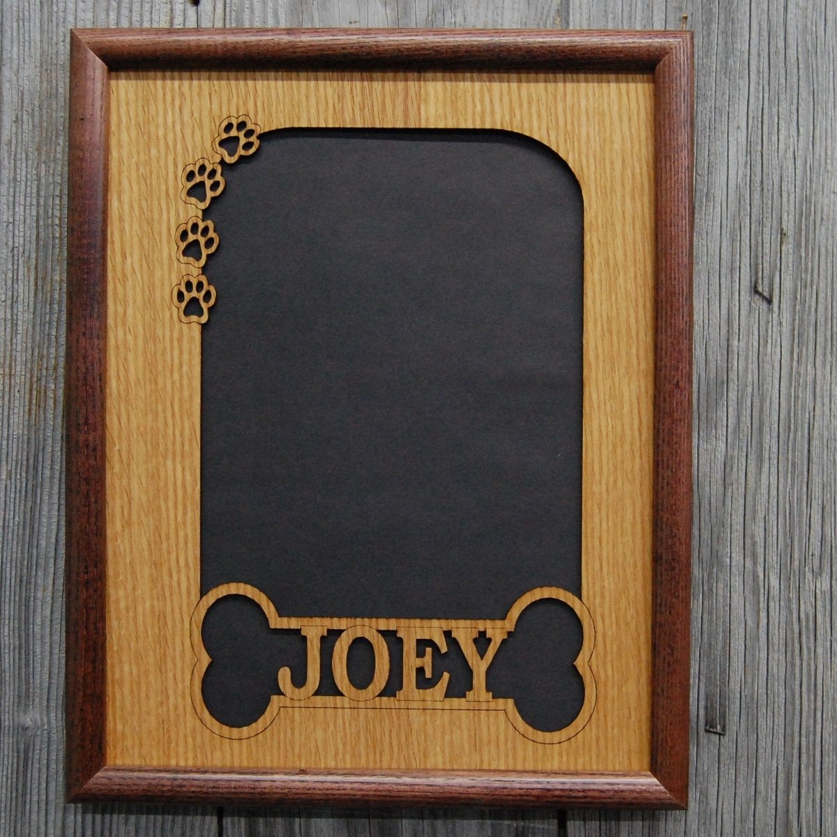 Dog Bone & Paw Prints Picture Frame - Legacy Images - Picture Frames - 11x14 Picture Frame 5x7 picture frame 8x10 picture frame laser engraved
