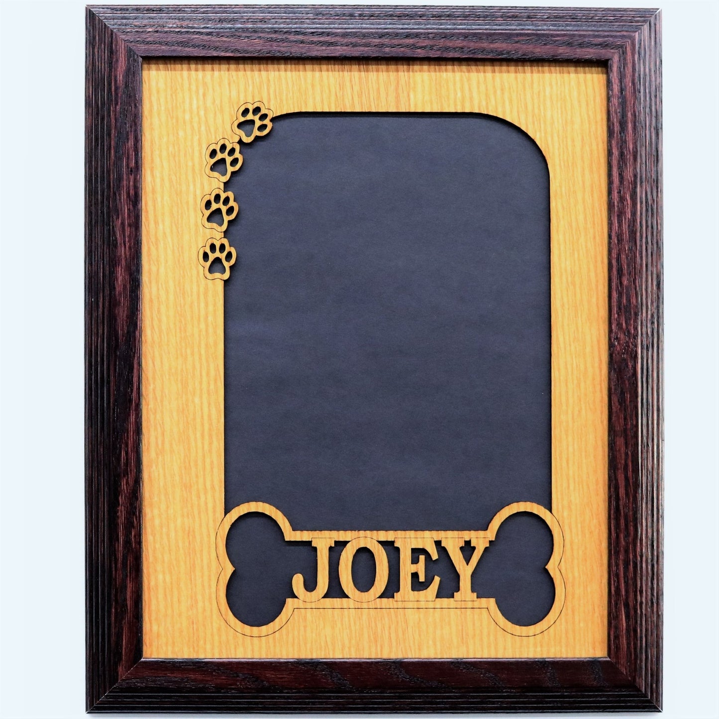 Dog Bone & Paw Prints Picture Frame - Legacy Images - 11x14 Picture Frame 5x7 picture frame 8x10 picture frame laser engraved