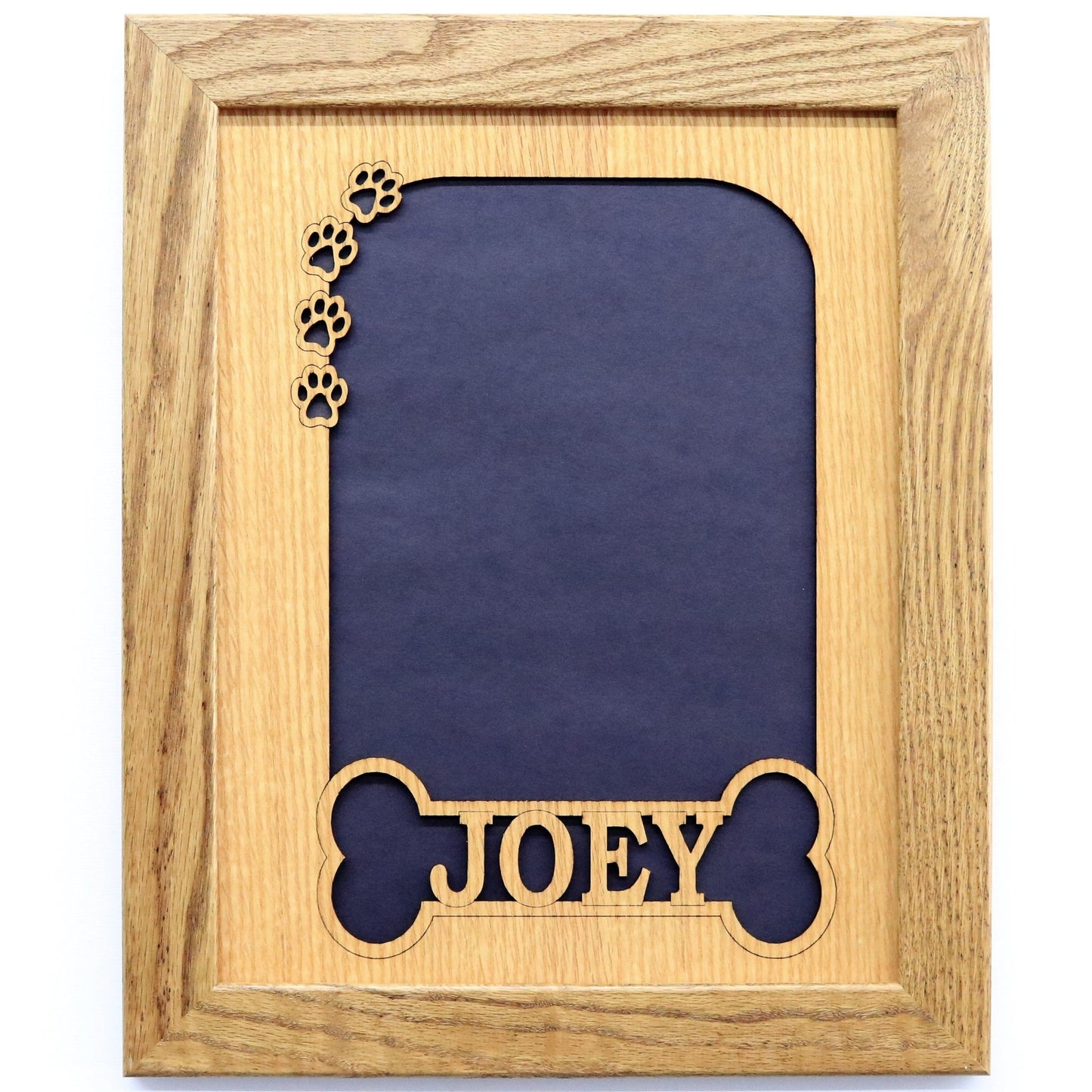 Dog Bone & Paw Prints Picture Frame - Legacy Images - 11x14 Picture Frame 5x7 picture frame 8x10 picture frame laser engraved