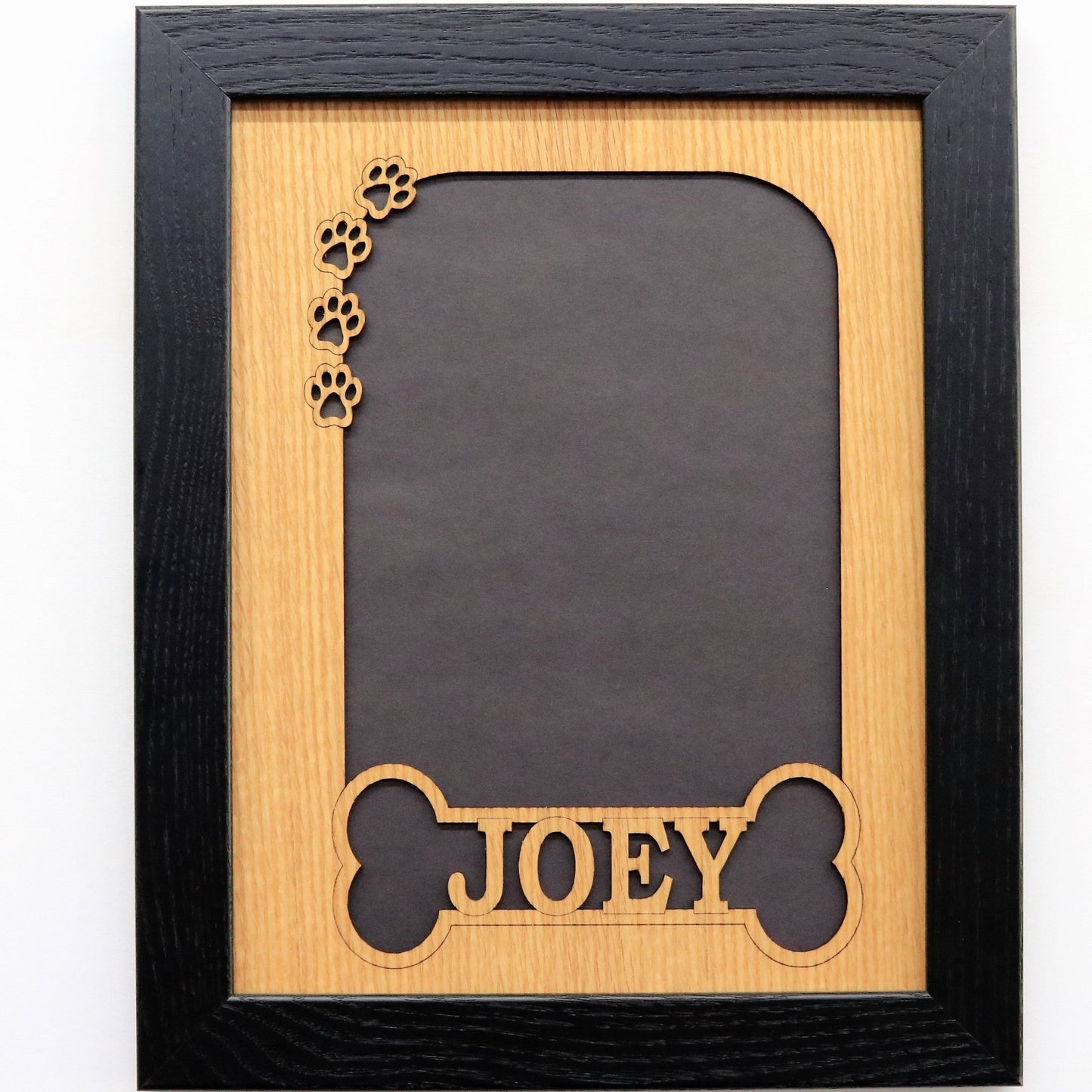 Dog Bone & Paw Prints Picture Frame - Legacy Images - 11x14 Picture Frame 5x7 picture frame 8x10 picture frame laser engraved