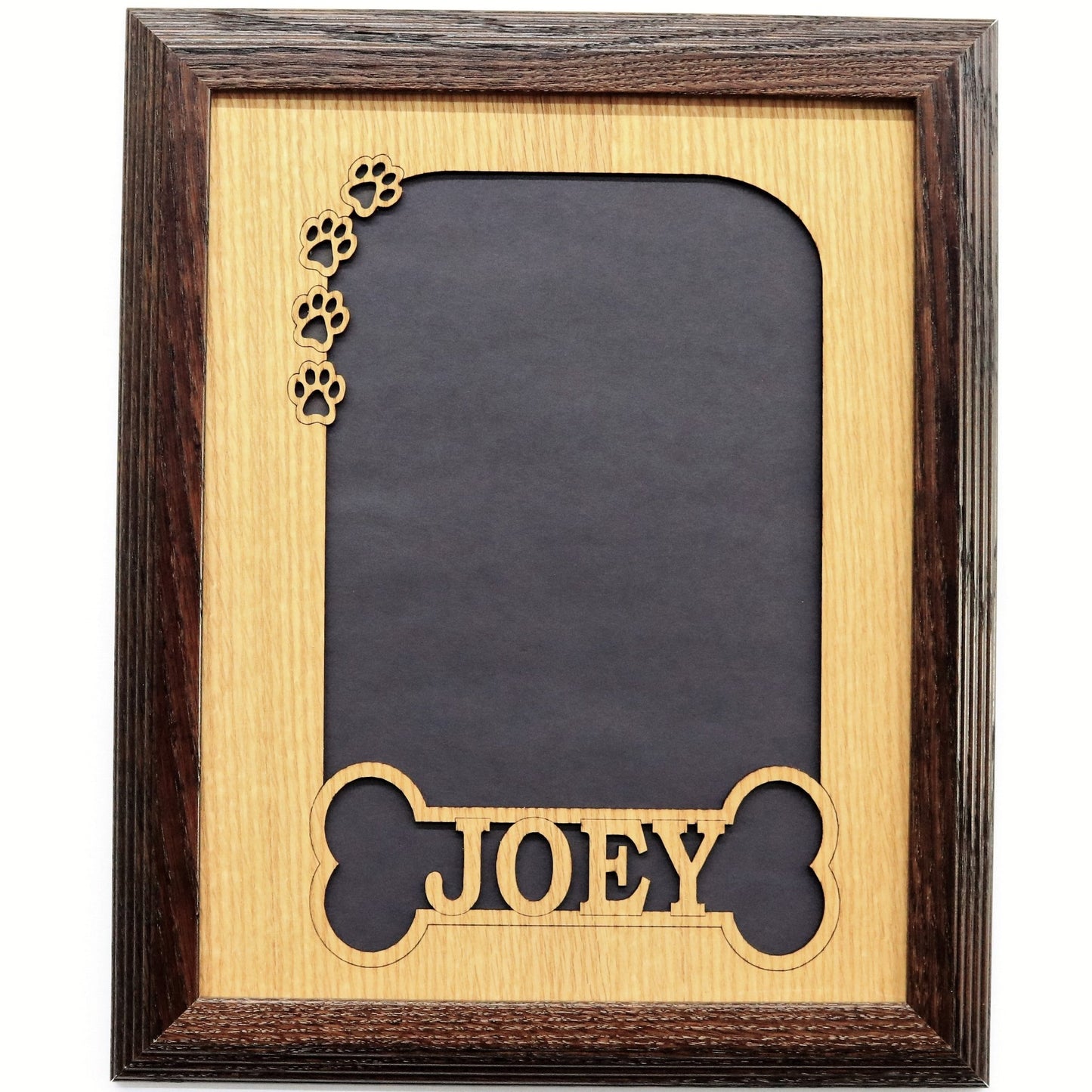 Dog Bone & Paw Prints Picture Frame - Legacy Images - 11x14 Picture Frame 5x7 picture frame 8x10 picture frame laser engraved