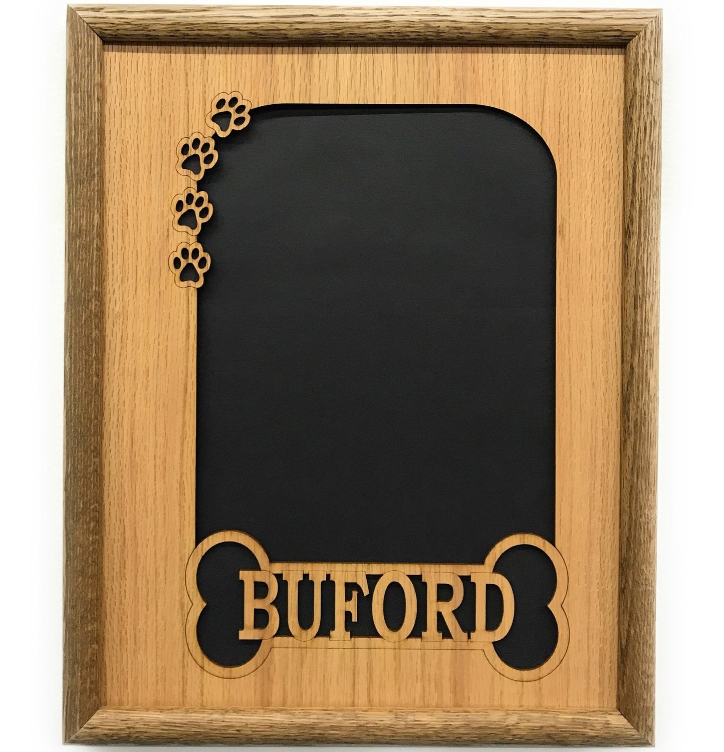 Dog Bone & Paw Prints Picture Frame - Legacy Images - 11x14 Picture Frame 5x7 picture frame 8x10 picture frame laser engraved