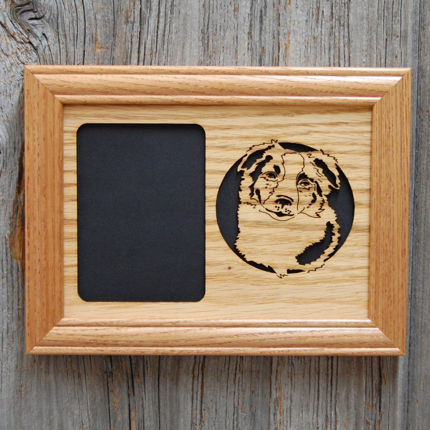 Dog Portrait Picture Frame - 5x7 Frame Holds a 3x4 Photo - Dog Portrait Picture Frame - 5x7 Frame Holds a 3x4 Photo - Legacy Images - Picture Frames - Legacy Images - Picture Frames