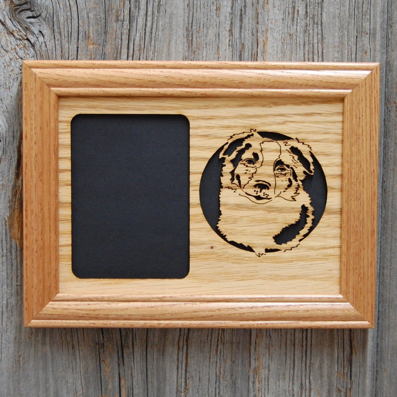 Dog Portrait Picture Frame - 5x7 Frame Holds a 3x4 Photo - Dog Portrait Picture Frame - 5x7 Frame Holds a 3x4 Photo - Legacy Images - Picture Frames - Legacy Images - Picture Frames