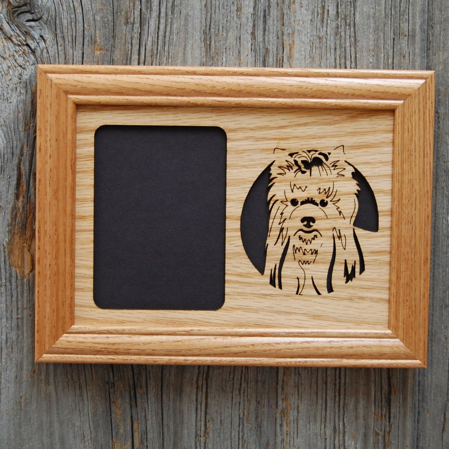 Dog Portrait Picture Frame - 5x7 Frame Holds a 3x4 Photo - Dog Portrait Picture Frame - 5x7 Frame Holds a 3x4 Photo - Legacy Images - Picture Frames - Legacy Images - Picture Frames