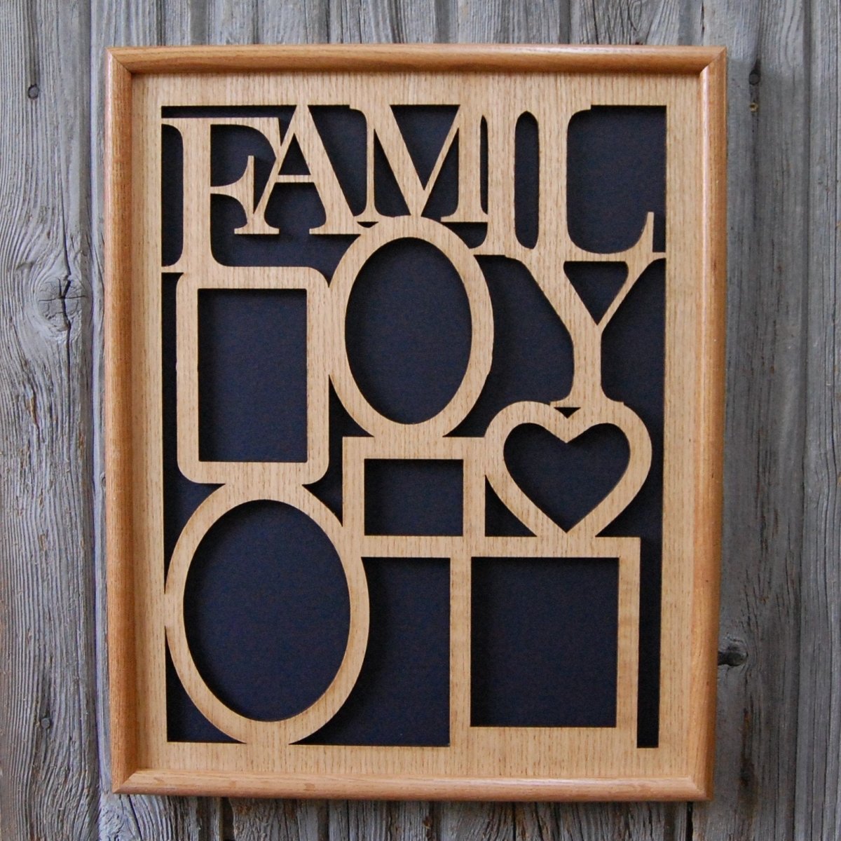 Family Collage Picture Frame 16"x20" - Legacy Images - Picture Frames - 16x20 picture frame collage frame family laser engraved