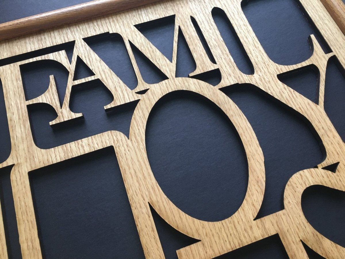 Family Collage Picture Frame 16"x20" - Legacy Images - Picture Frames - 16x20 picture frame collage frame family laser engraved