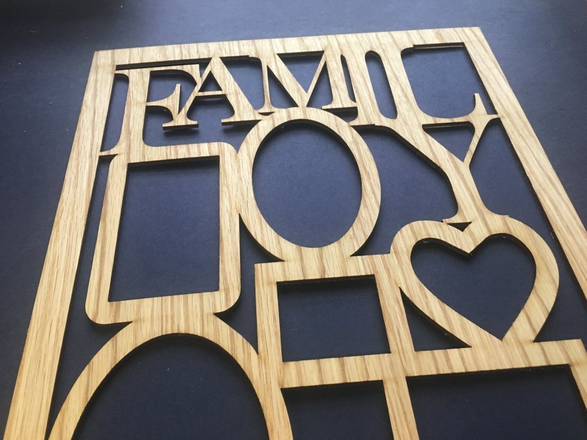 Family Collage Picture Frame 16"x20" - Legacy Images - Picture Frames - 16x20 picture frame collage frame family laser engraved