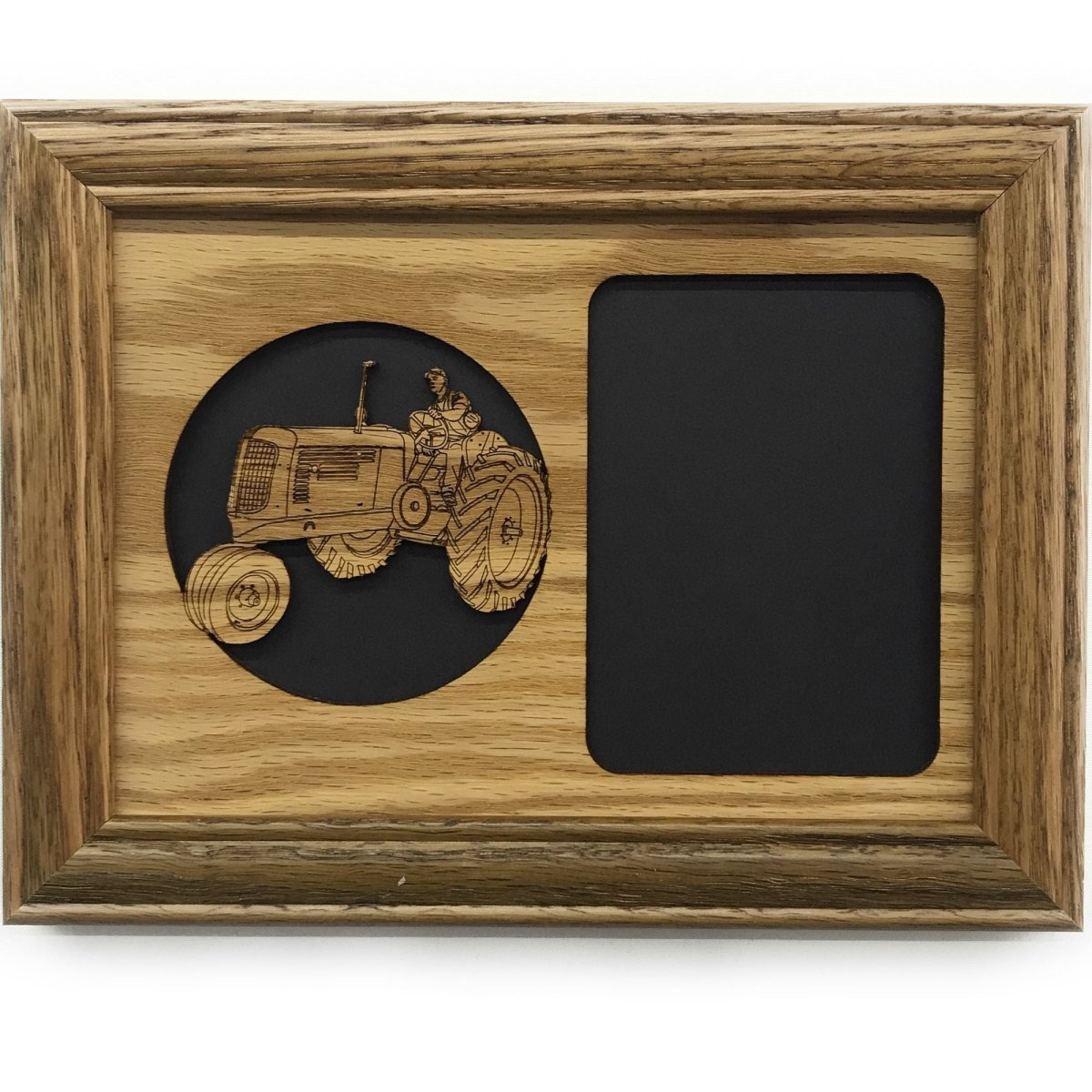 Farm Tractor Picture Frame - 5x7 Frame Hold 3x4 Photo - Legacy Images - Picture Frames - 5x7 picture frame farm father's day gift laser engraved
