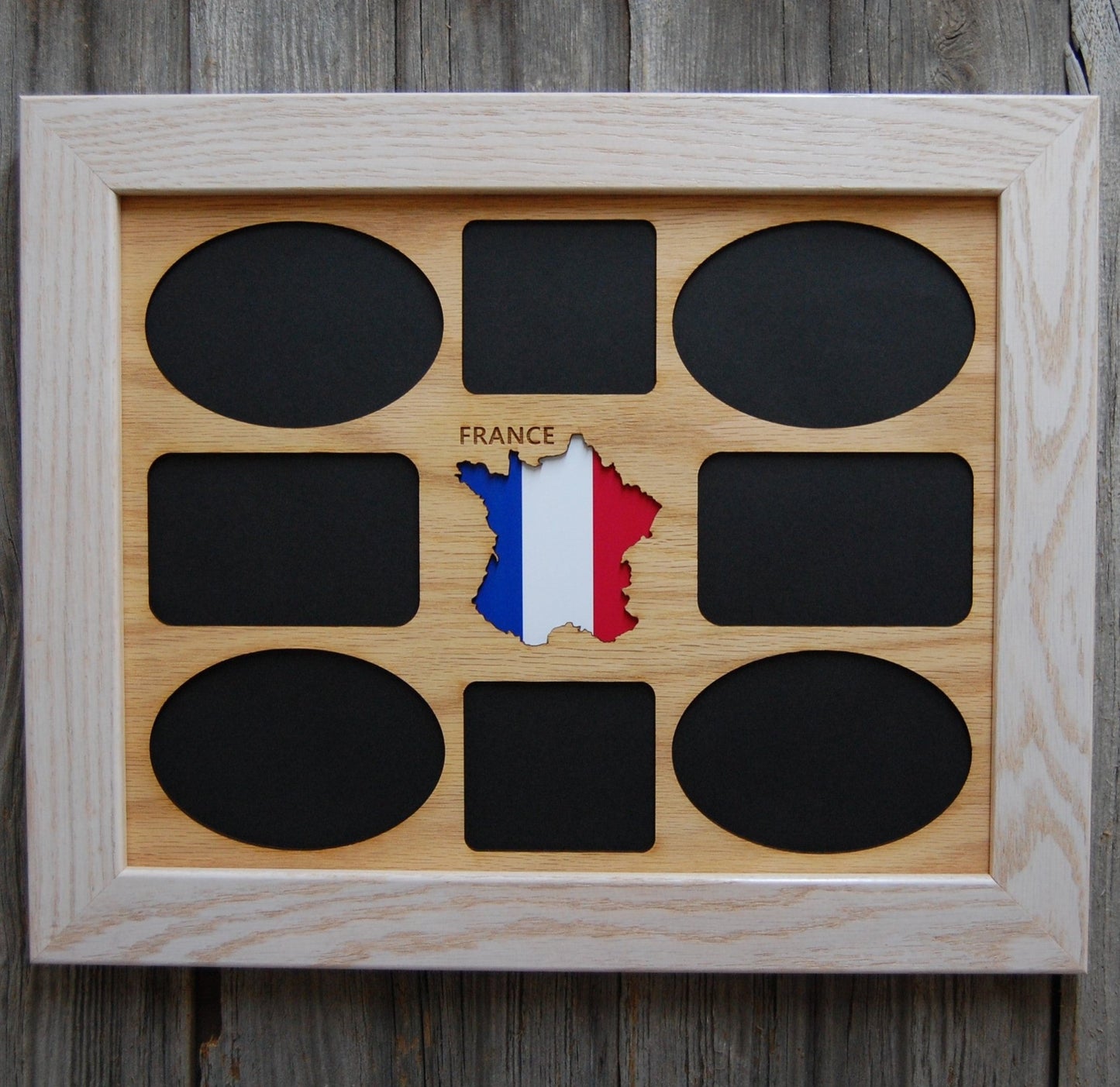 France Picture Frame - 11x14 Frame Hold 8x10 Photo or 8 Photos of Various Size - France Picture Frame - 11x14 Frame Hold 8x10 Photo or 8 Photos of Various Size - Legacy Images - Picture Frames