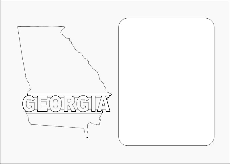 Georgia Picture Frame - Legacy Images - Picture Frames - 11x14 Picture Frame 5x7 picture frame picture frame laser engraved