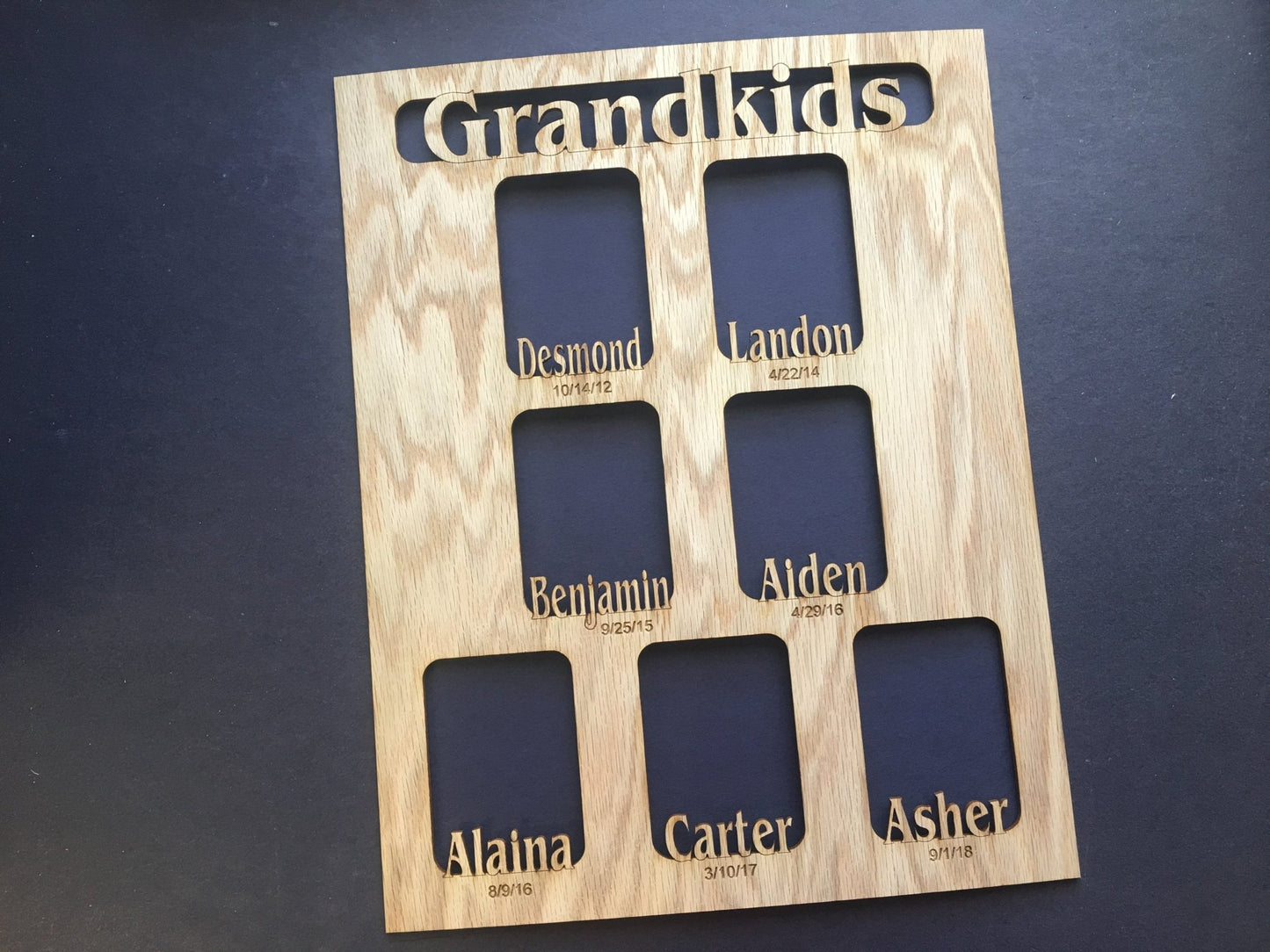 Grandkids Name Picture Frame w/ Date - Legacy Images - Picture Frames