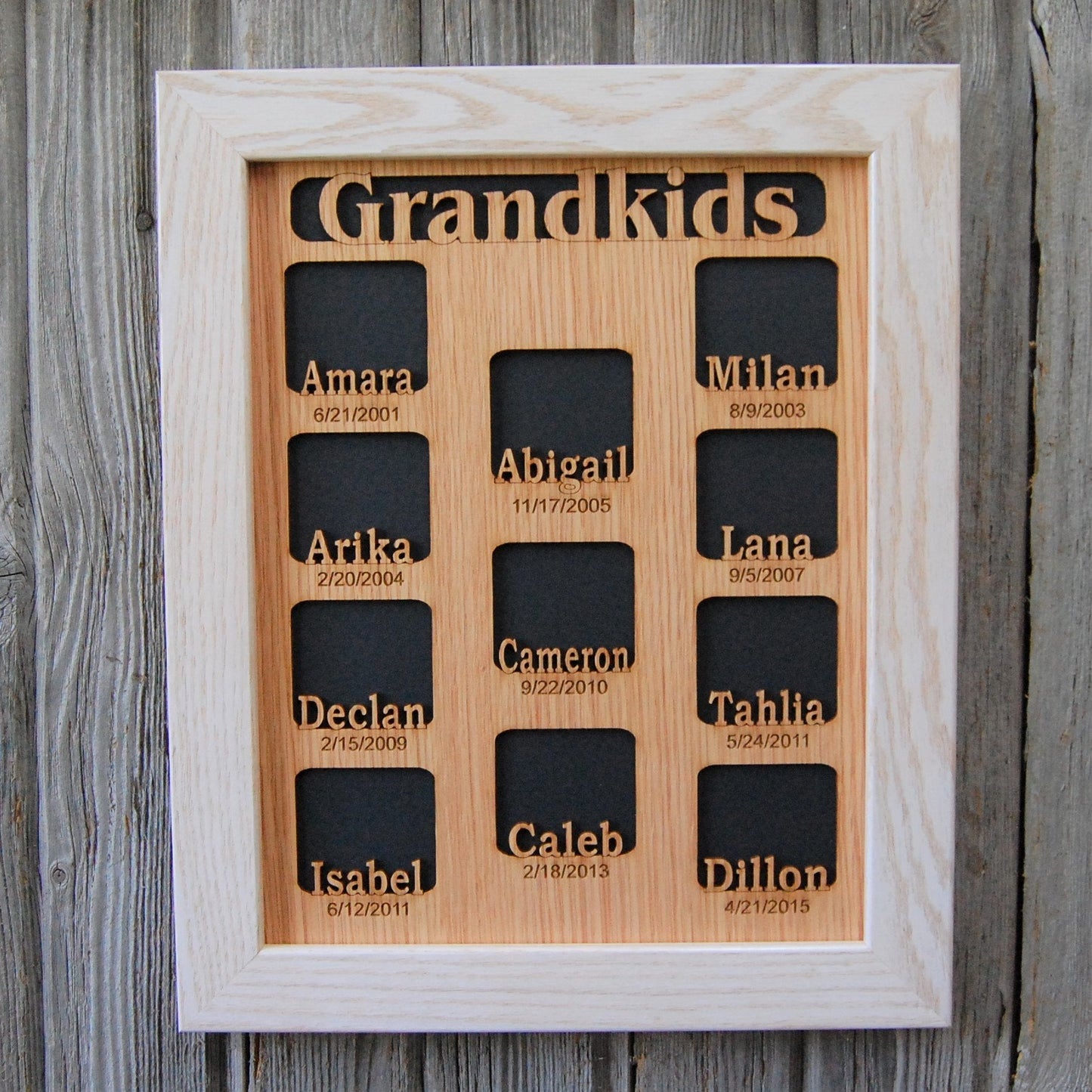 Grandkids Name Picture Frame w/ Date - Legacy Images - Picture Frames
