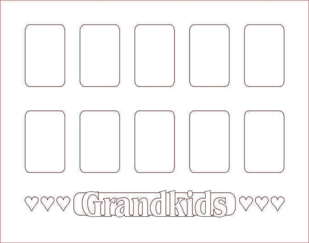 Grandkids Picture Frame - Legacy Images - Picture Frames - 11x14 Picture Frame 5x7 picture frame 8x10 picture frame laser engraved