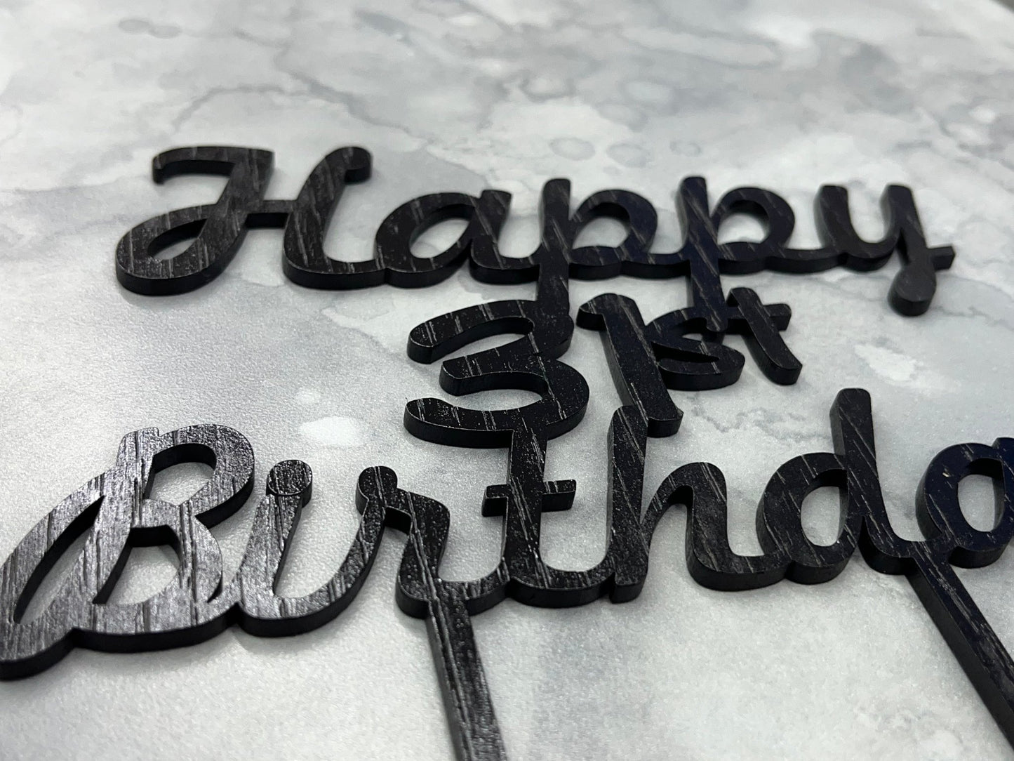 Happy Birthday Cake Topper - Happy Birthday Cake Topper - Legacy Images - Cake Decorating Supplies