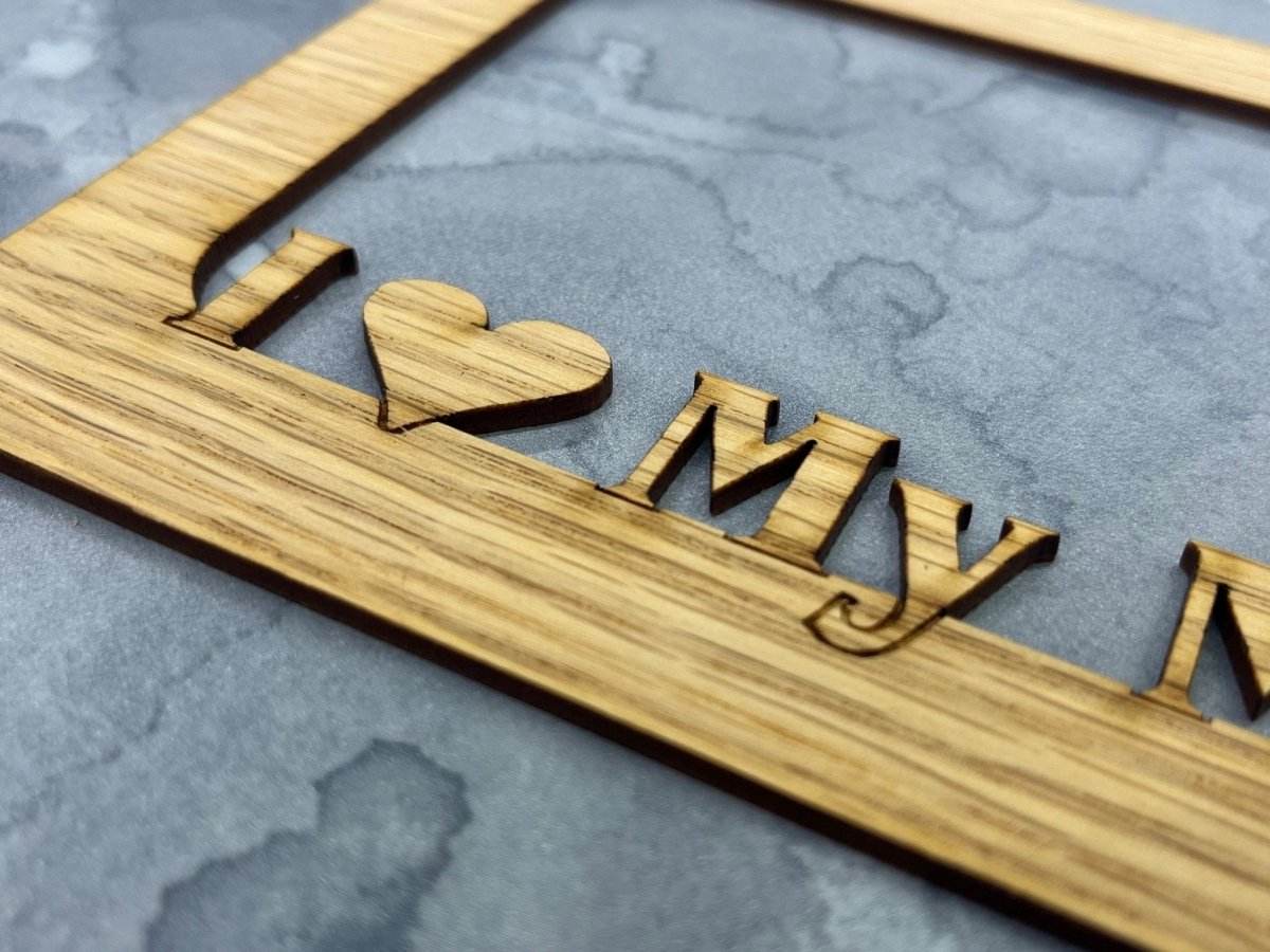 I Love My Dog Picture Frame - Legacy Images - Picture Frame - 11x14 Picture Frame 5x7 picture frame 8x10 picture frame laser engraved