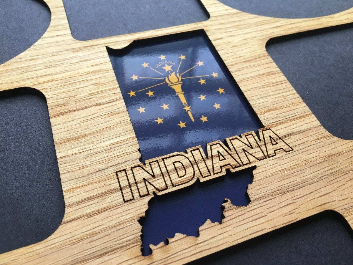Indiana Picture Frame - Legacy Images - Picture Frames - 11x14 Picture Frame 5x7 picture frame picture frame laser engraved