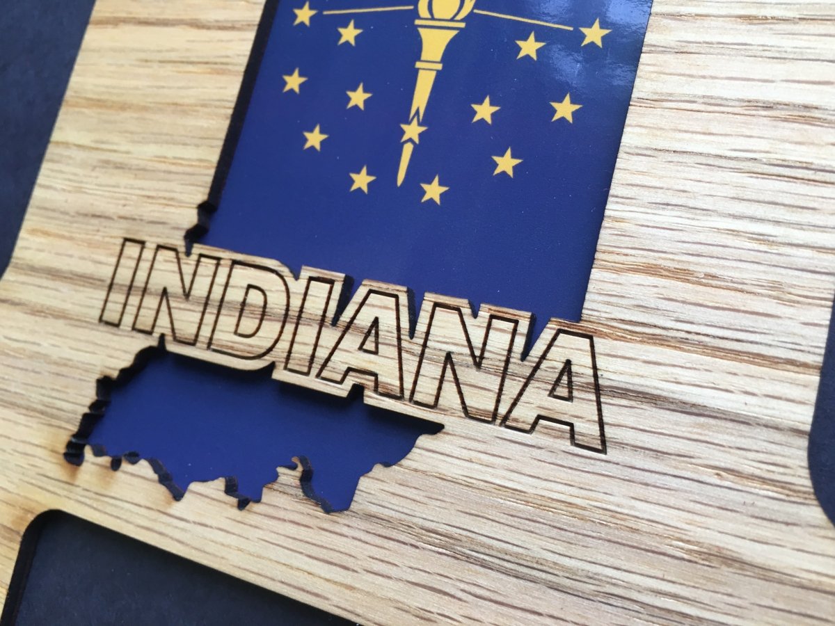 Indiana Picture Frame - Legacy Images - Picture Frames - 11x14 Picture Frame 5x7 picture frame picture frame laser engraved