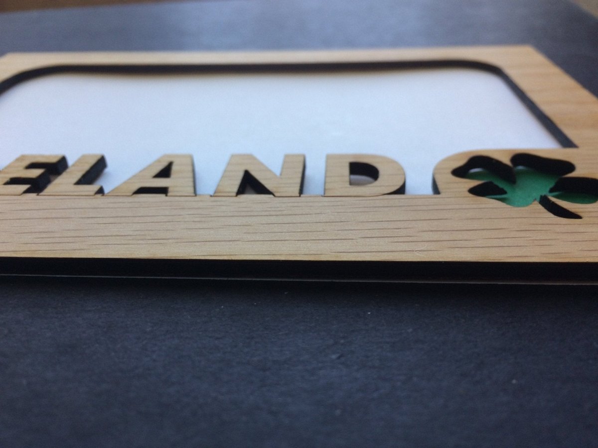 Ireland Picture Frame - 5x7 Frame Hold 4x6 Photo - Legacy Images - Picture Frames - 5x7 picture frame country ireland laser engraved