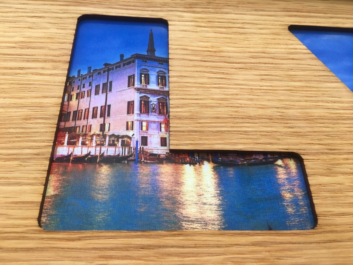 Italy Picture Frame - 6"x32" holds 4x6 Pictures - Legacy Images - Picture Frames - 6x32 picture frame country italy laser engraved