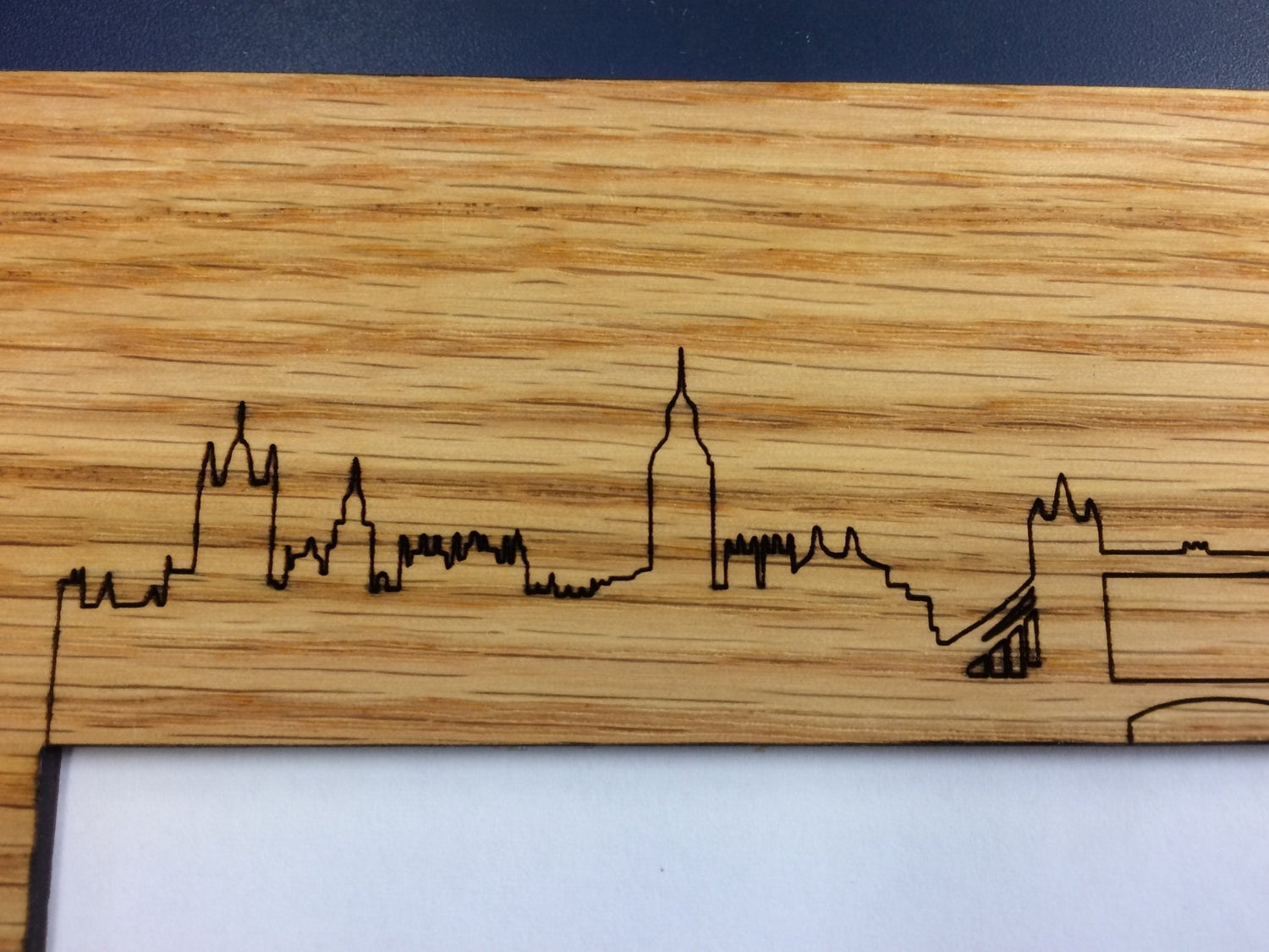 London Picture Frame - 8x10 Frame Hold 5x7 Photo - 8x10 London Picture Frame, Picture Frame, home decor, laser engraved - Legacy Images - Legacy Images - Picture Frames