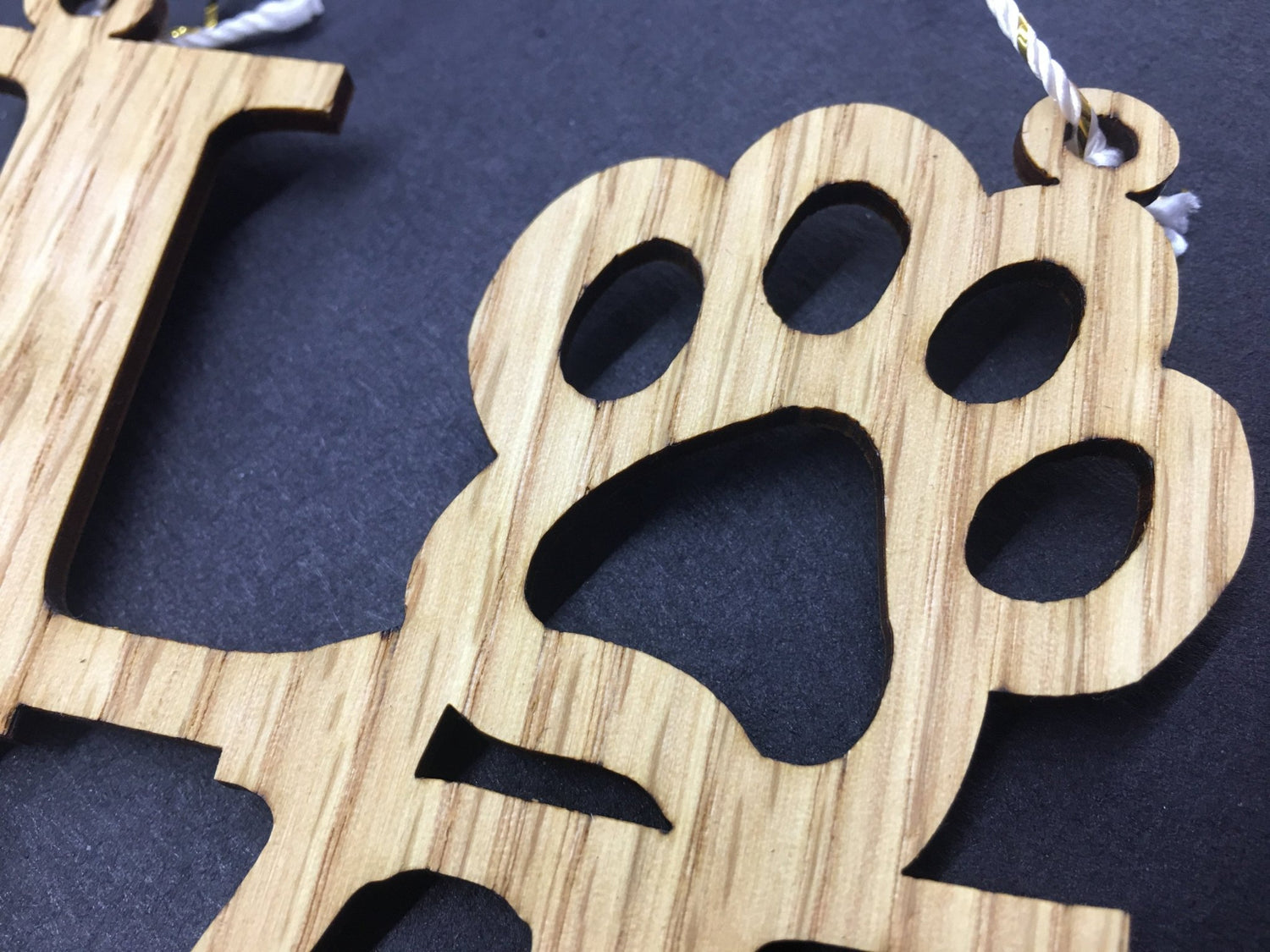 Love Paw Print Ornament - Legacy Images - Novelty Signs