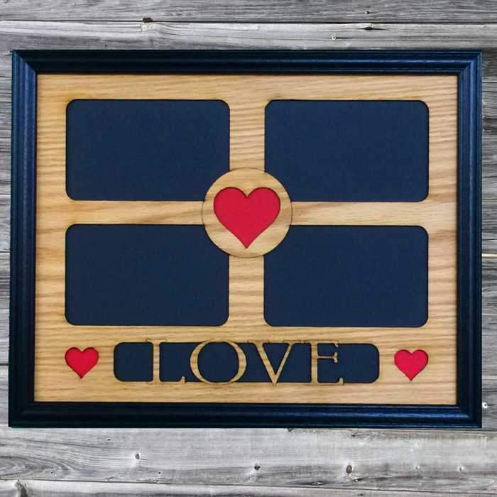 Love Picture Frame 11"x14" - 11x14 Love Collage Picture Frame - Legacy Images - Legacy Images - Picture Frames