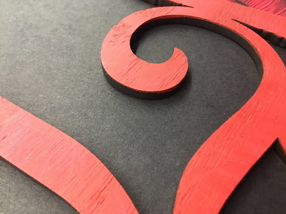 Love Sign Wall Decor - Legacy Images - Novelty Signs - cord holiday love sign laser engraved