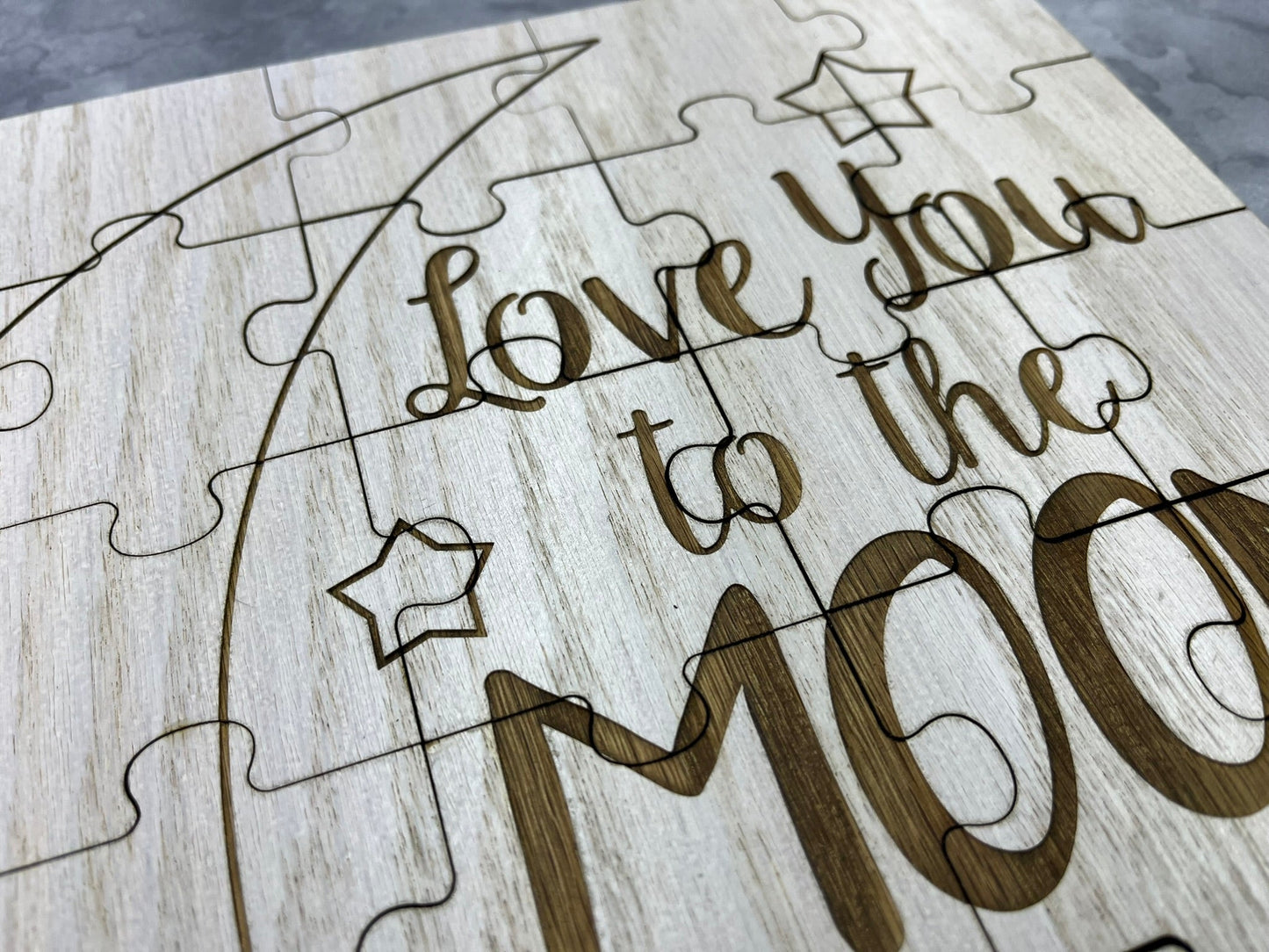 Love You to the Moon and Back Baby Shower Guestbook Puzzle - Legacy Images - Guestbook