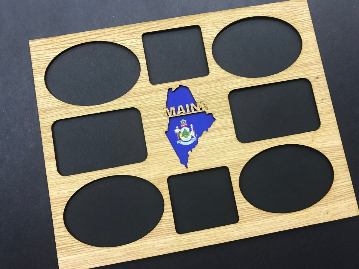 Maine Picture Frame - Legacy Images - Picture Frames - 11x14 Picture Frame 5x7 picture frame picture frame laser engraved