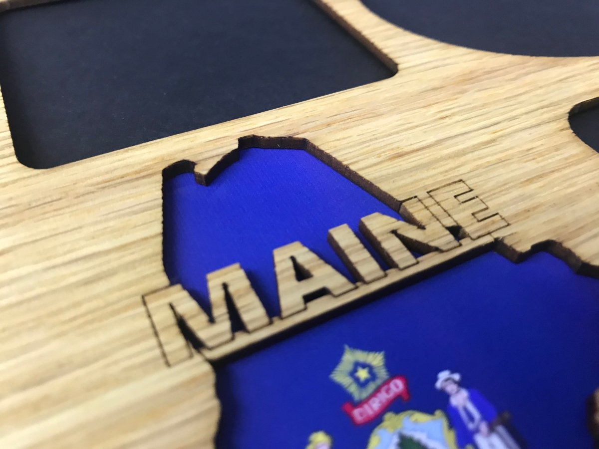 Maine Picture Frame - Legacy Images - Picture Frames - 11x14 Picture Frame 5x7 picture frame picture frame laser engraved