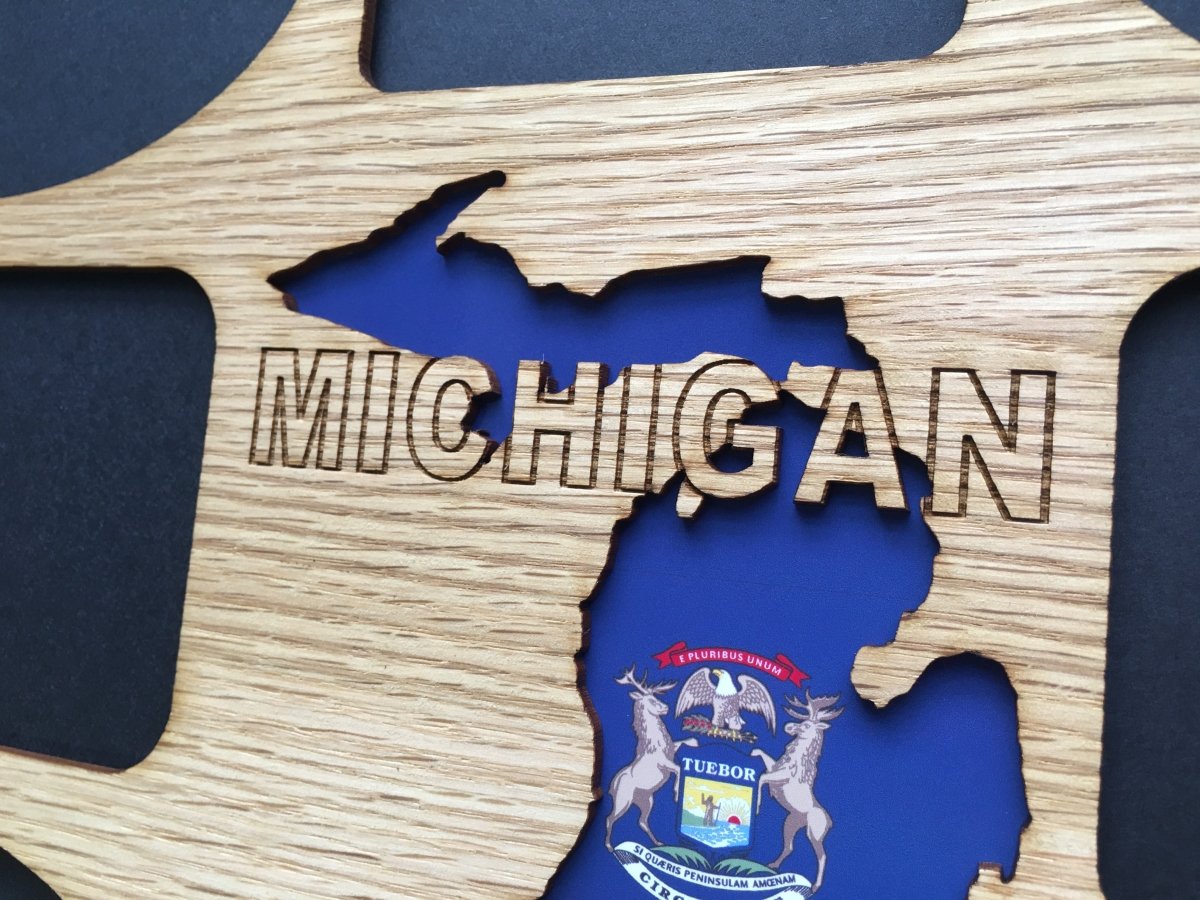 Michigan Picture Frame - Legacy Images - Picture Frames - 11x14 Picture Frame 5x7 picture frame picture frame laser engraved