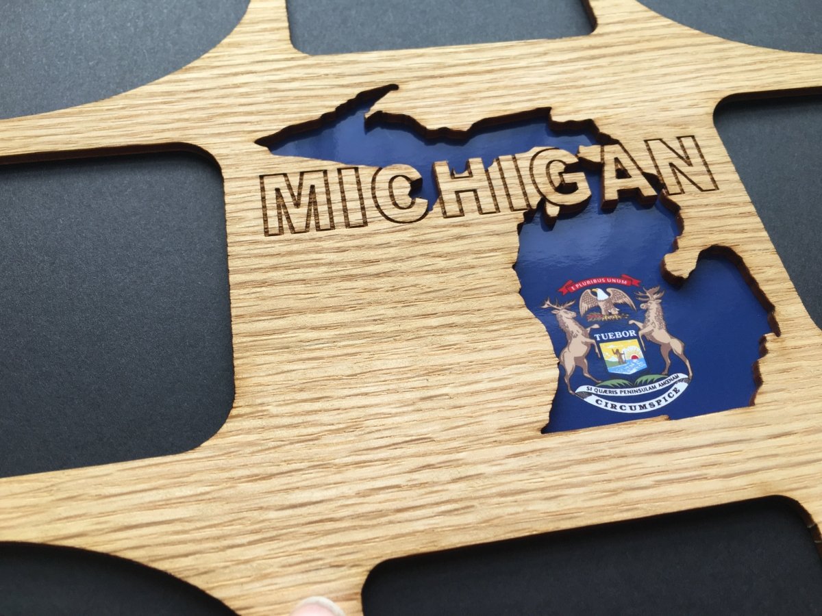 Michigan Picture Frame - Legacy Images - Picture Frames - 11x14 Picture Frame 5x7 picture frame picture frame laser engraved