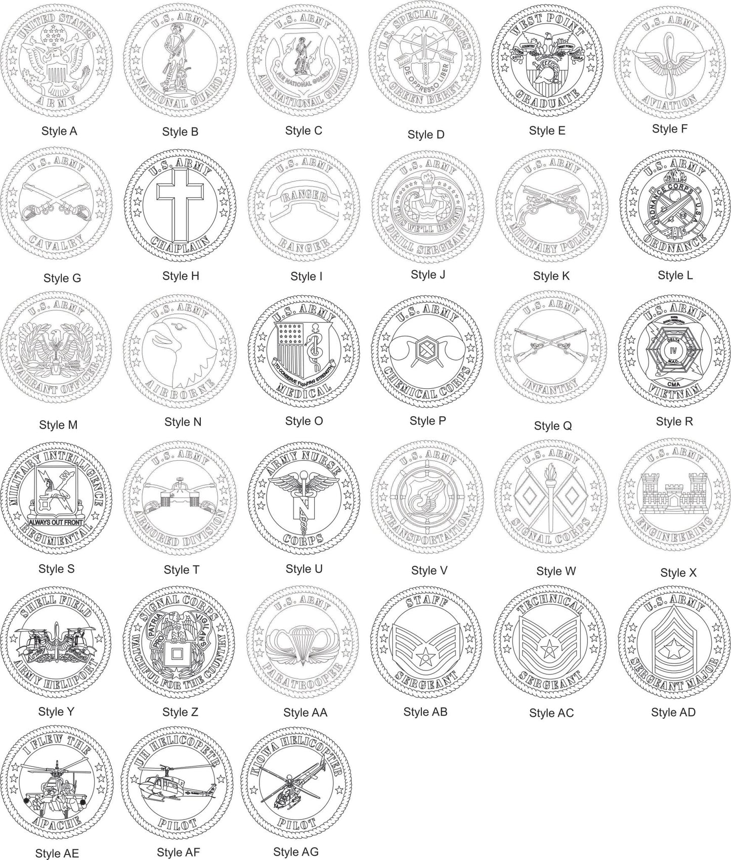 Military Ornament - Legacy Images - Holiday Ornaments