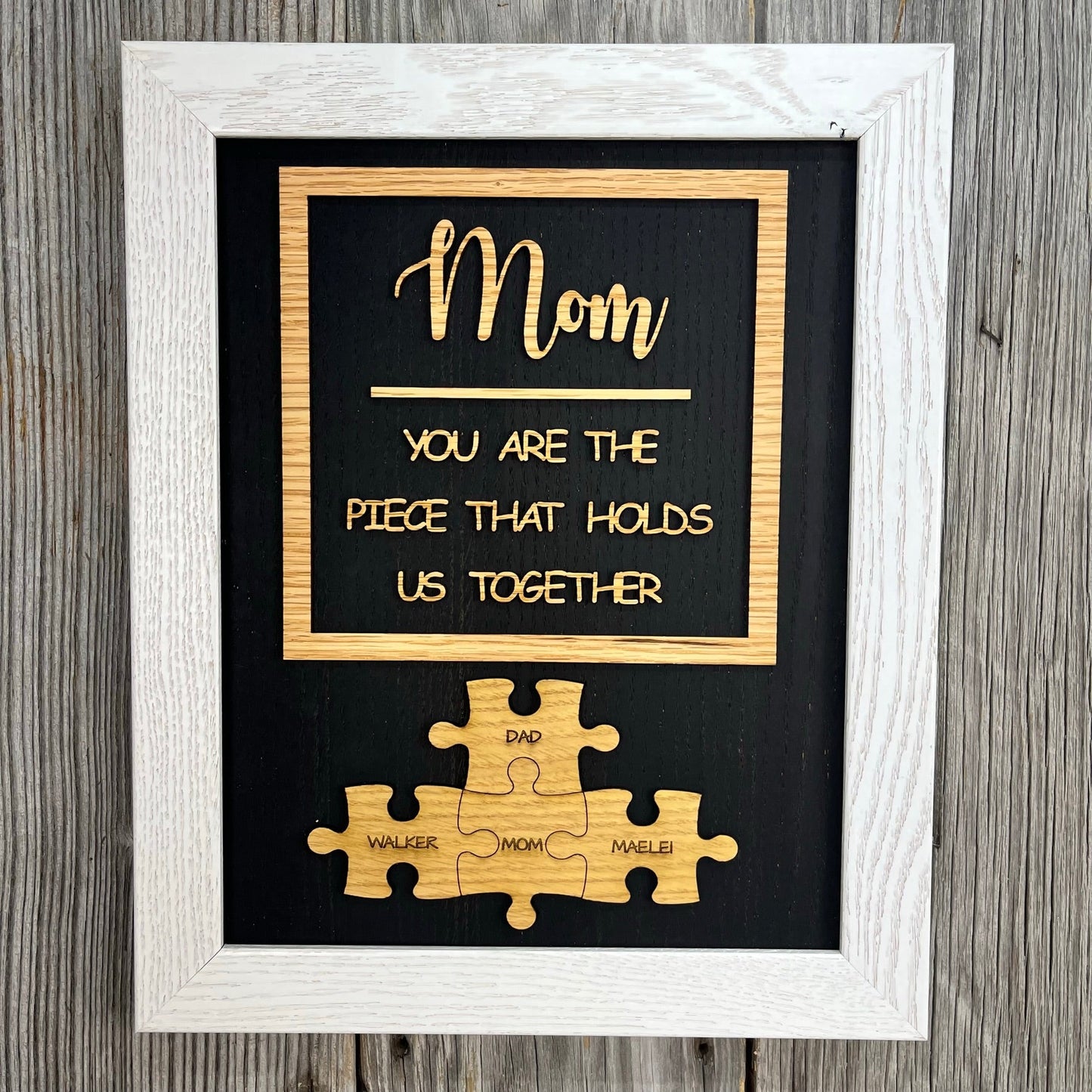 Mom Piece that Holds Us Together Sign - Legacy Images - Novelty Signs