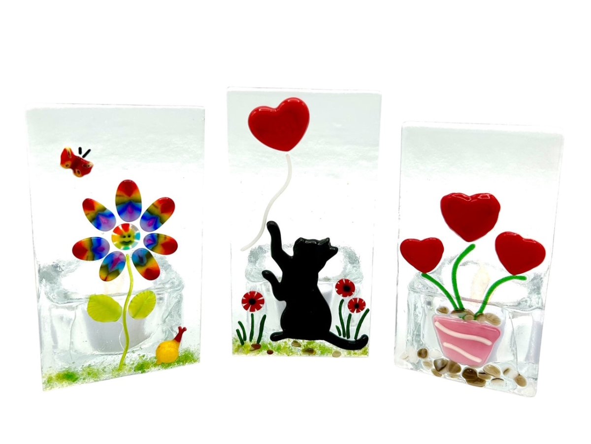 Mosaics by Mama J - Fall Votives - September 8th - Class at The Craft Room - Legacy Images - TCR The Craft Room laser engraved