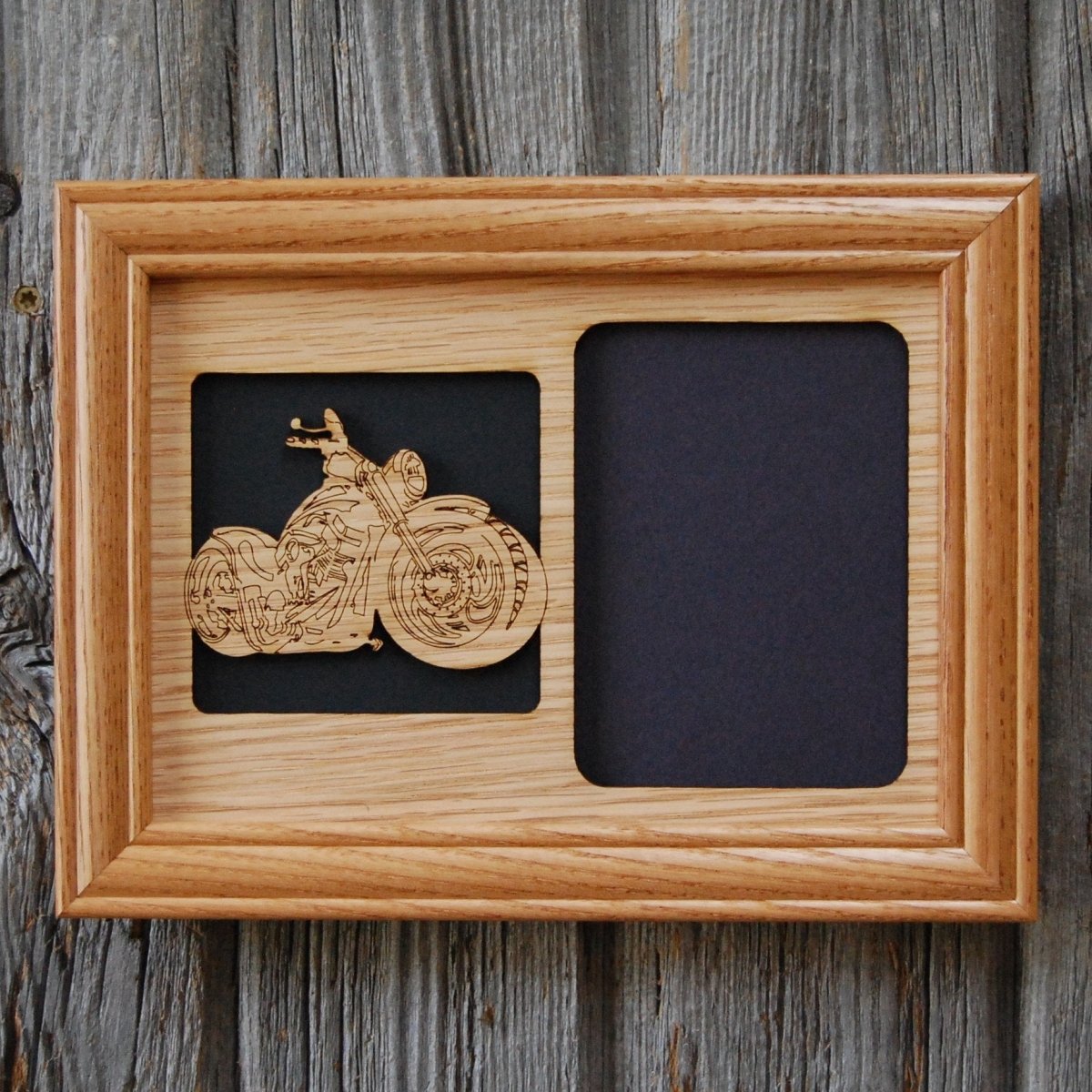Motorcycle Picture Frame - 5x7 Frame Hold 3x4 Photo - $28.00