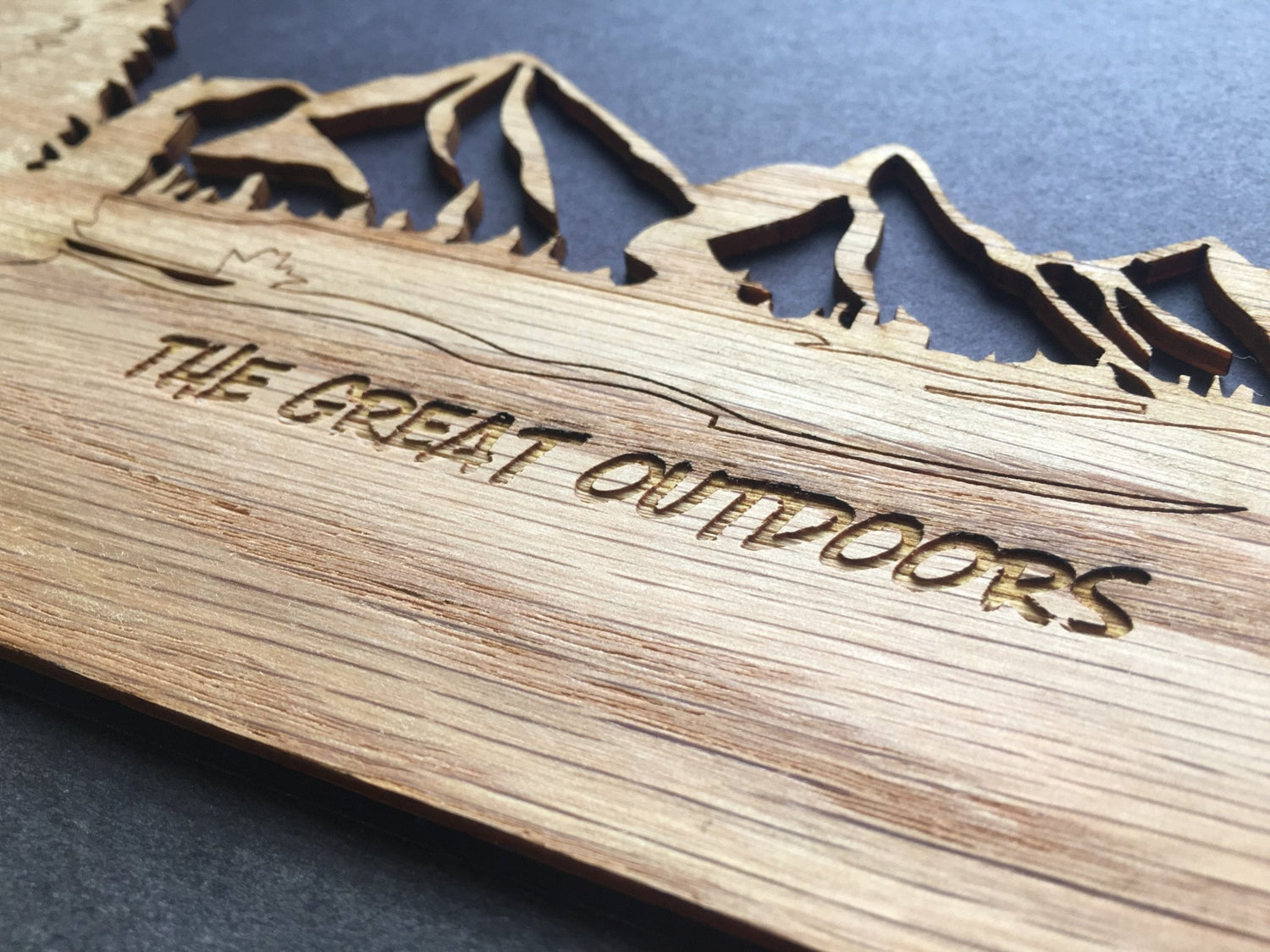 Mountain Skyline Picture Frame - 8x10 Frame Hold 5x7 Photo - 8x10 Mountain Skyline Picture Frame - Legacy Images - Legacy Images - Picture Frames